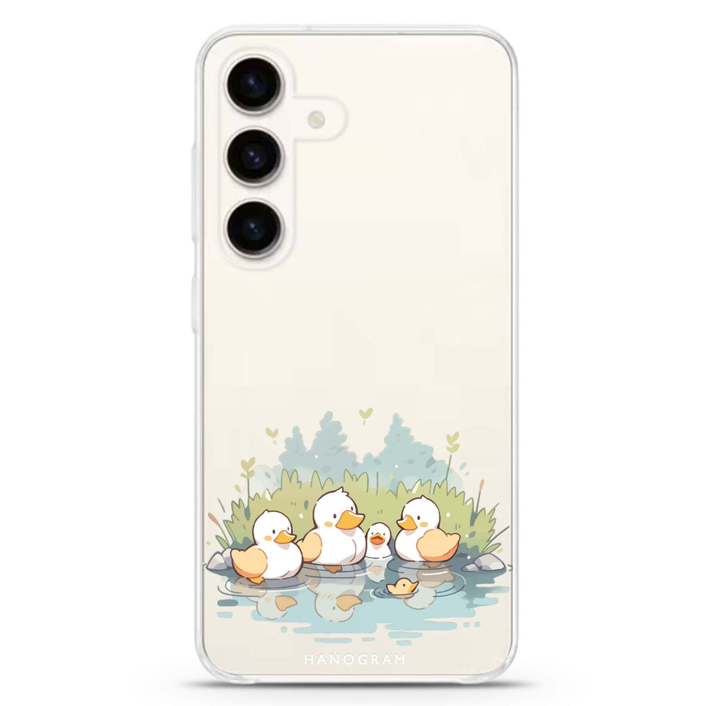 River Duck Delight Galaxy S24 Ultra Clear Case