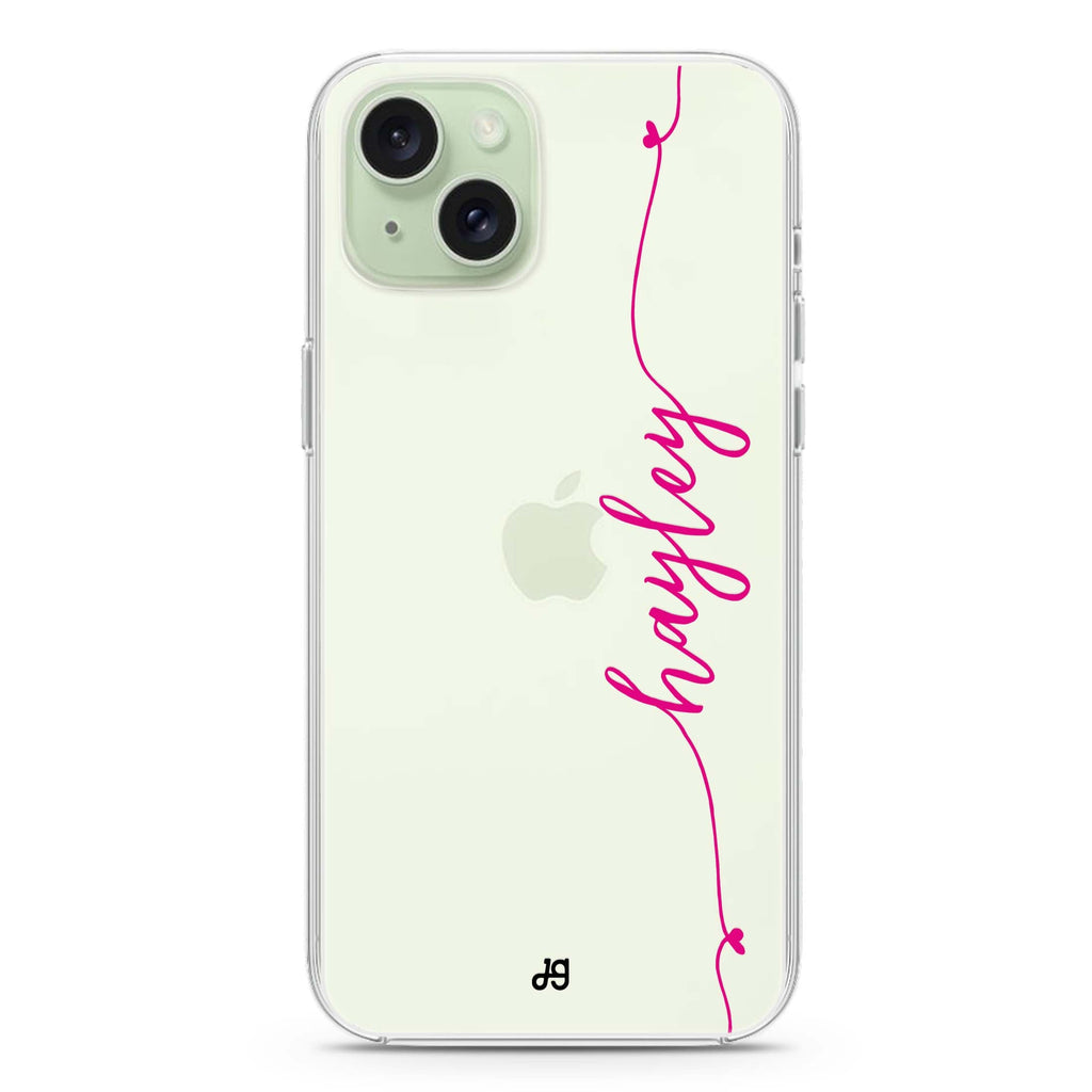 Heart Word iPhone 15 Ultra Clear Case
