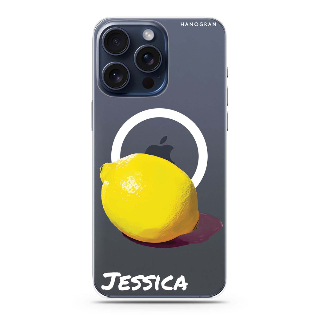 Lemon Lush MagSafe Compatible Ultra Clear Case