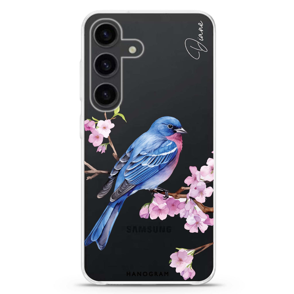 Indigo Serenade Galaxy A35 Ultra Clear Case