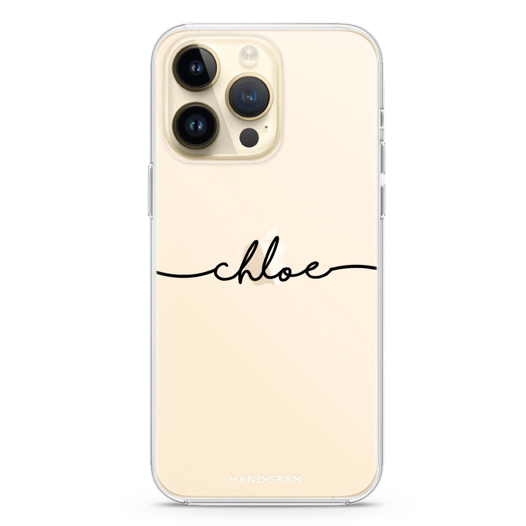 Handwritten iPhone 15 Pro Ultra Clear Case