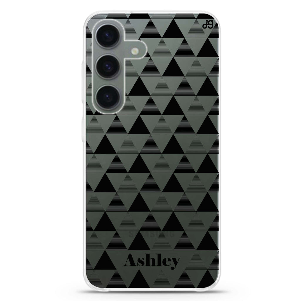 Triangles Seamless Galaxy S24 Ultra Clear Case