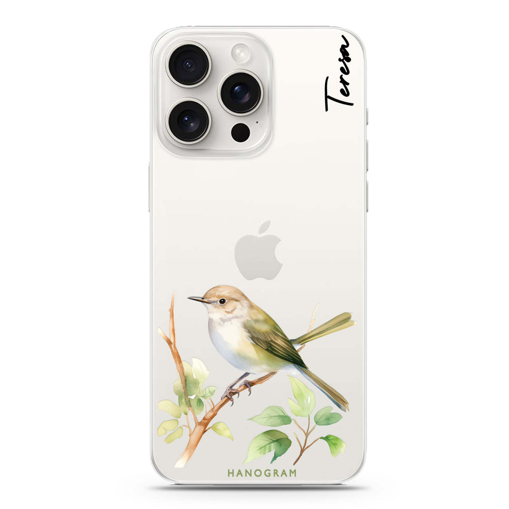 Warbler Whisper iPhone Ultra Clear Case