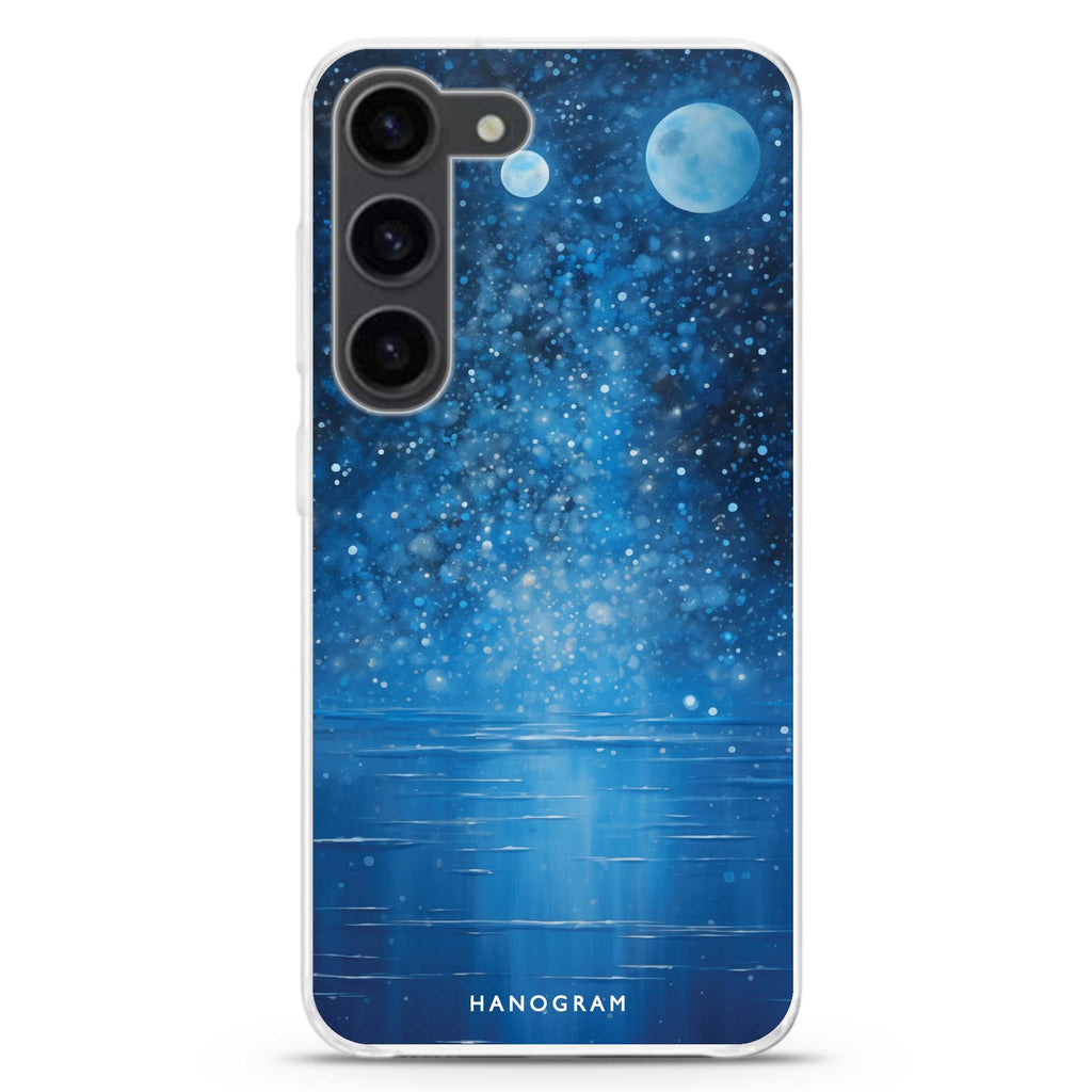 Lunar Azure Galaxy S22 Clear Case