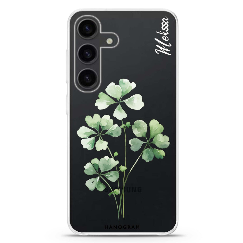 Luck's Leaf Galaxy A35 Ultra Clear Case