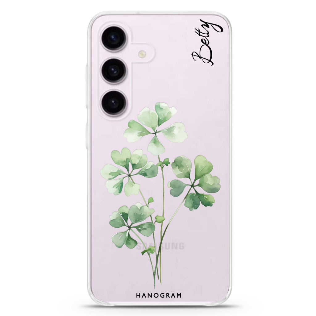 Luck's Leaf Galaxy A54 Ultra Clear Case