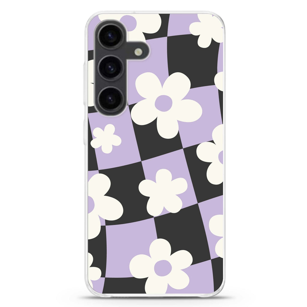 Flowers Pattern Galaxy A54 Ultra Clear Case
