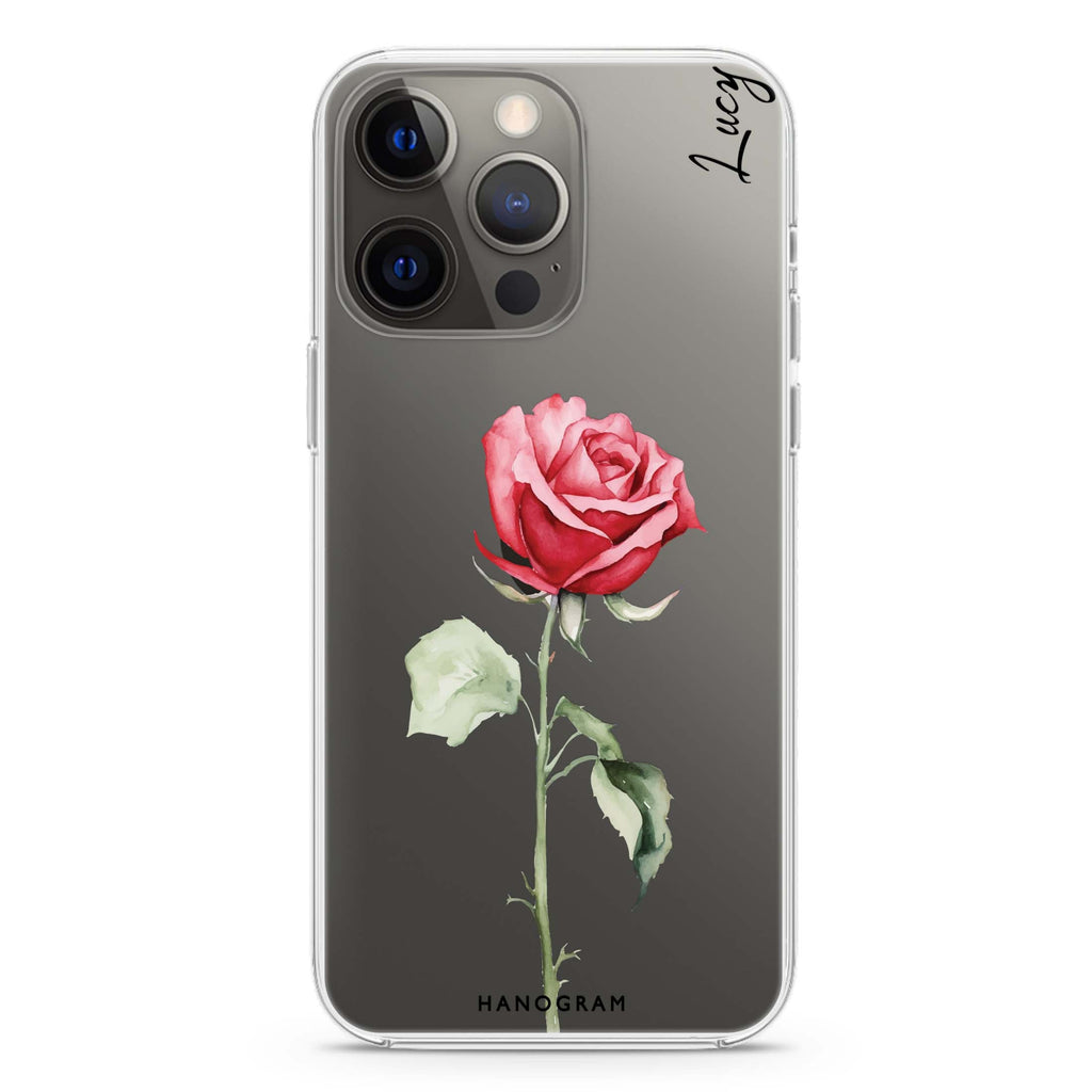 Rose Radiance iPhone 13 Pro Ultra Clear Case