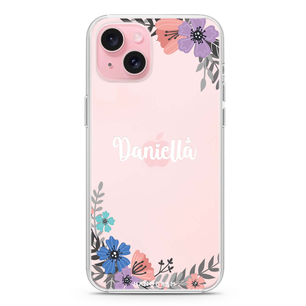 Blossom Bliss iPhone 15 plus Ultra Clear Case