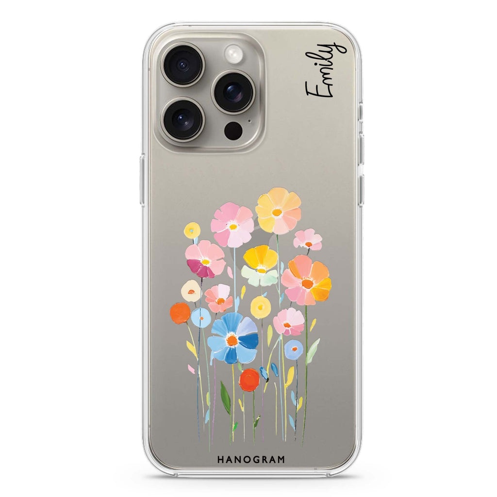 Floral Elegance iPhone 15 Pro Ultra Clear Case