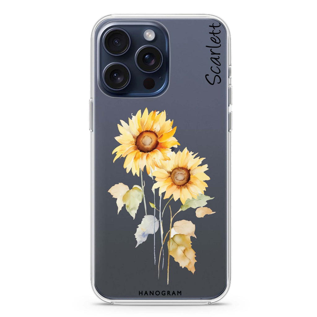 Sunny Blooms iPhone 15 Pro Ultra Clear Case