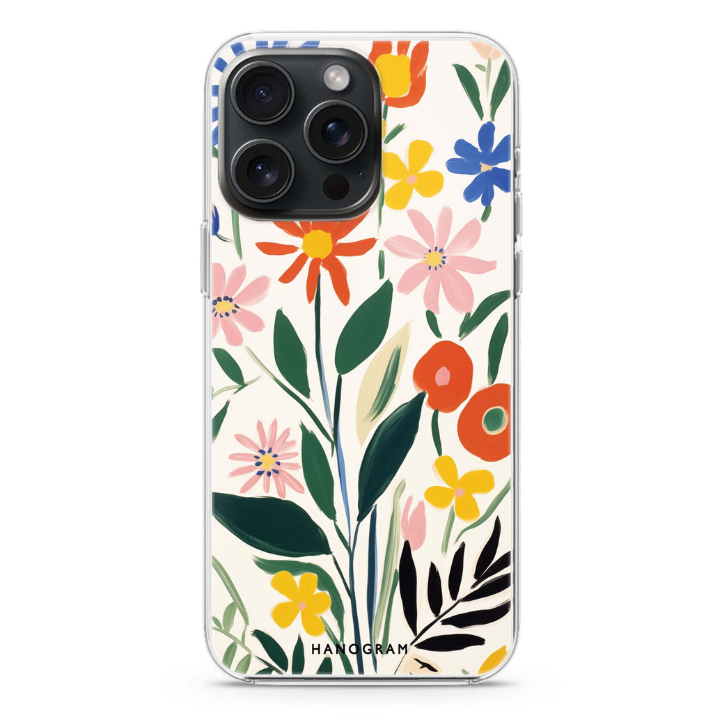 Floral Impressions iPhone 15 Pro Ultra Clear Case