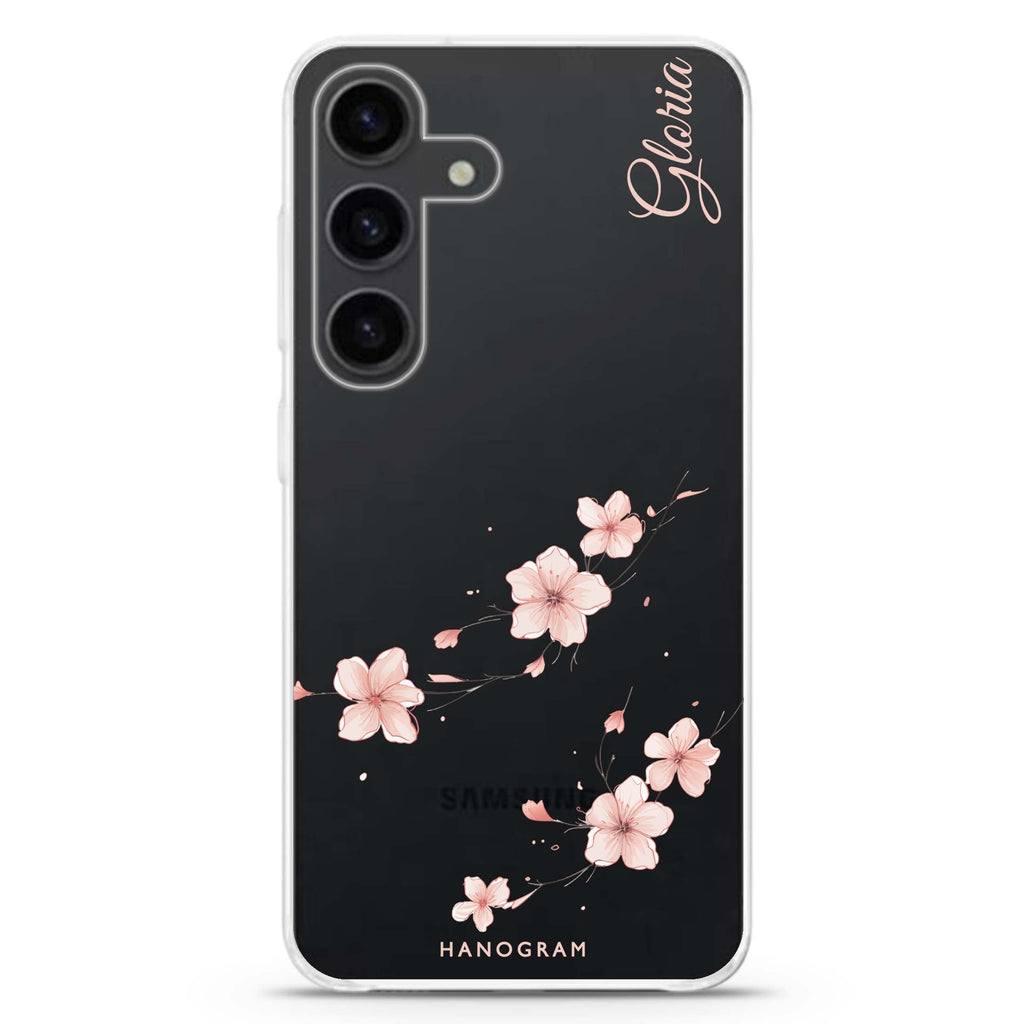 Sakura Spirit Galaxy A34 Ultra Clear Case