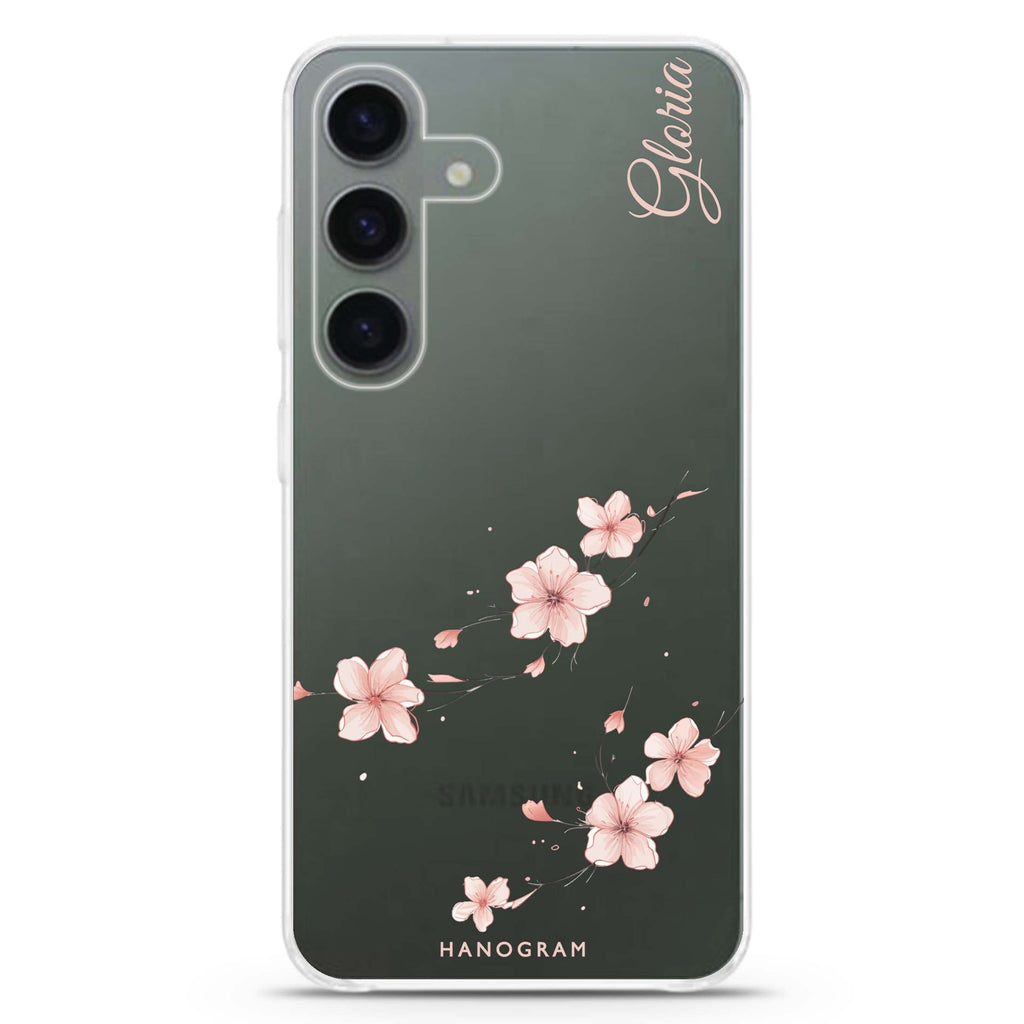 Sakura Spirit Galaxy A55 Ultra Clear Case