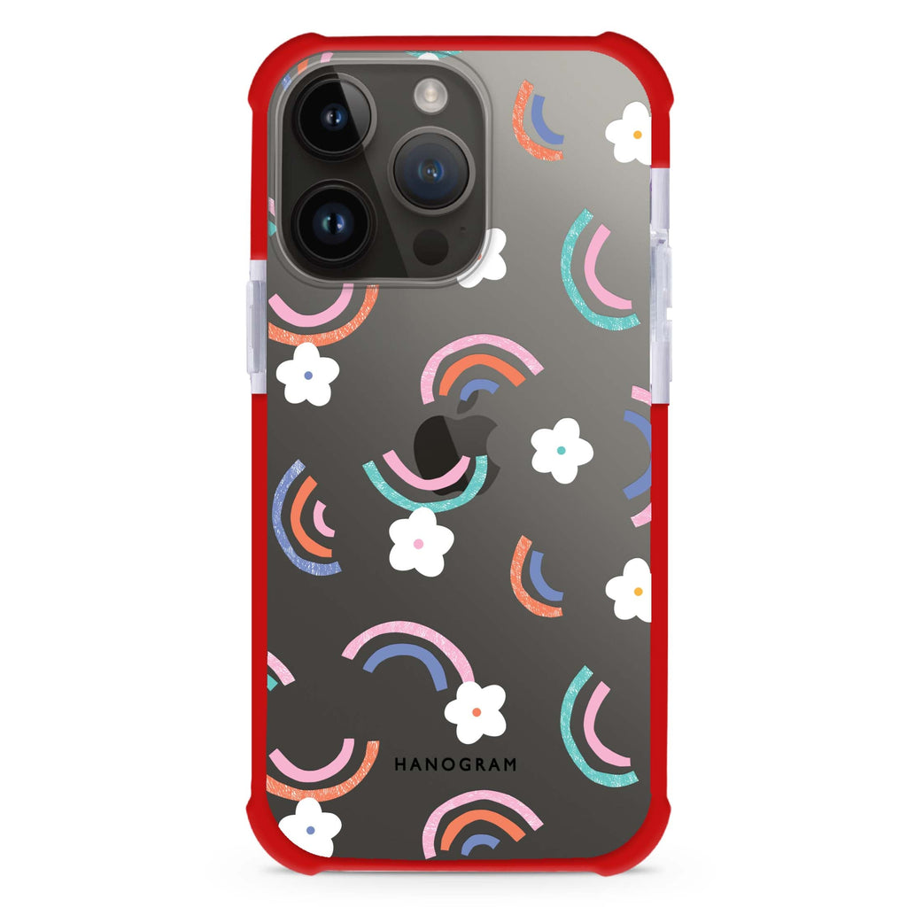 Rainbow Floral Ultra Shockproof Case