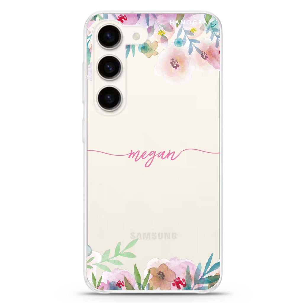 Art of Floral Galaxy S22+ Ultra Clear Case