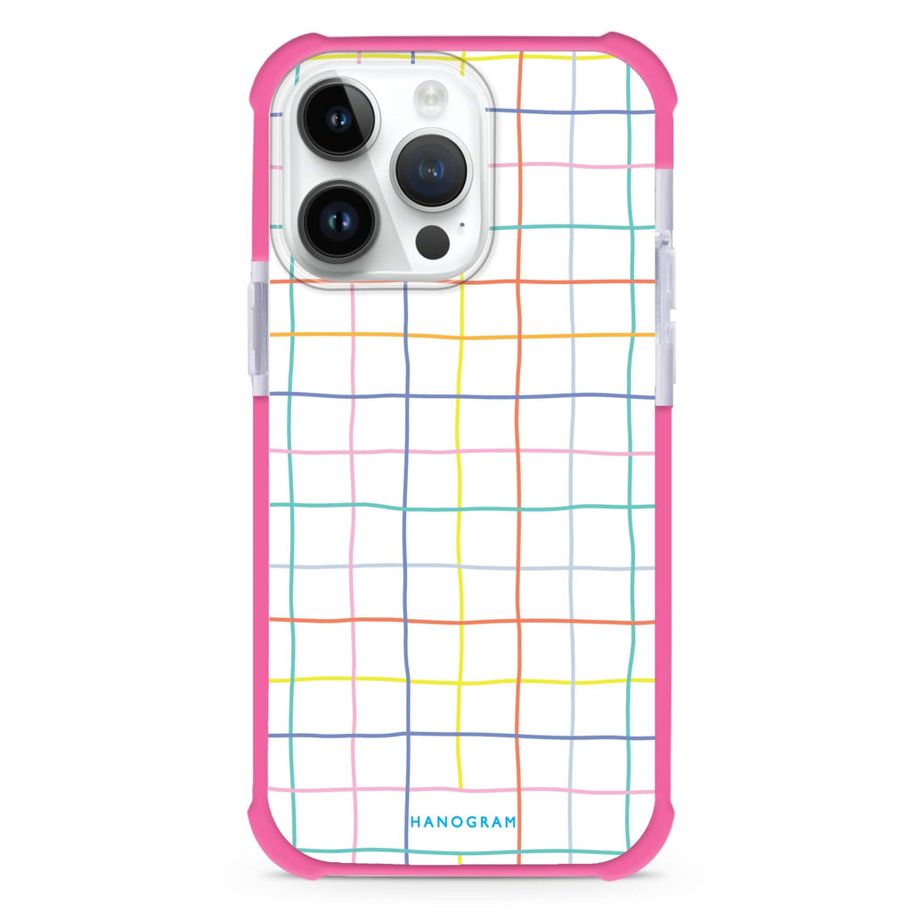 Colourful Checked Pattern Ultra Shockproof Case