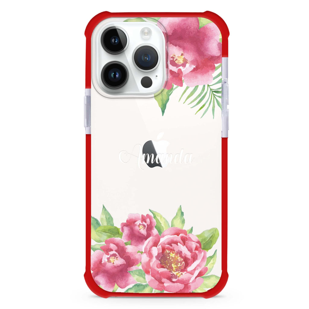 Watercolor Paeonia Ultra Shockproof Case
