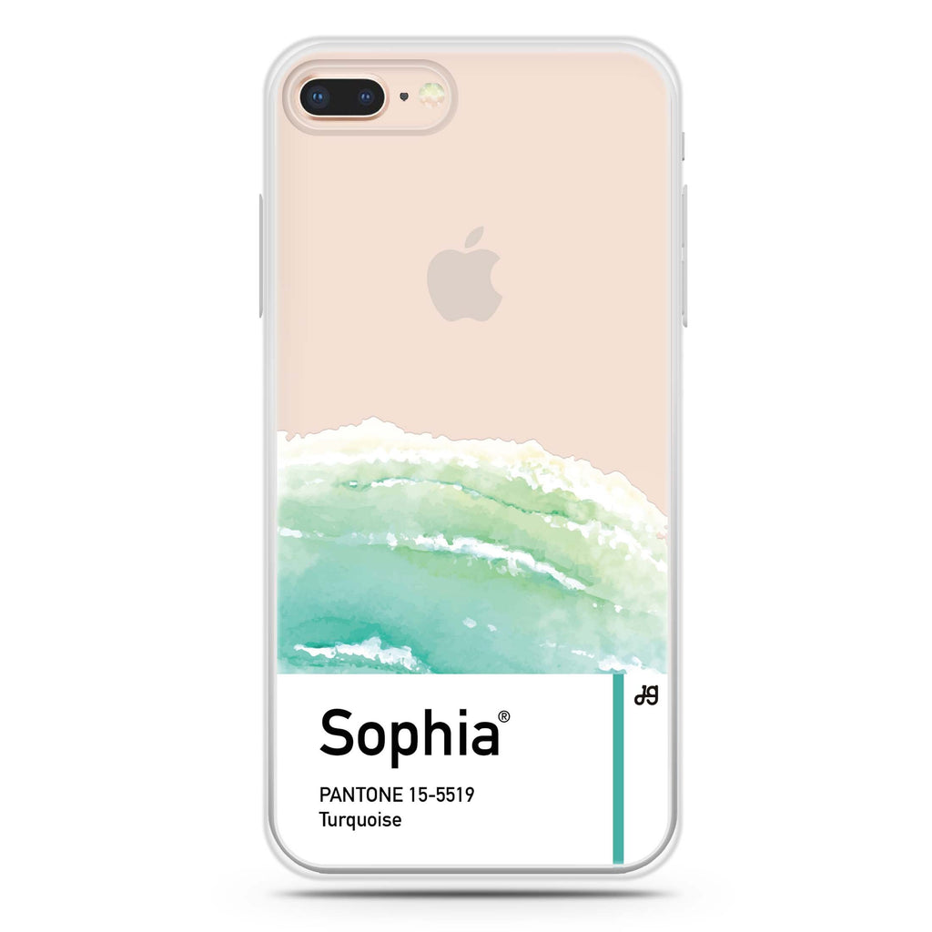 #15-5519 Turquoise I iPhone 7 Plus Ultra Clear Case