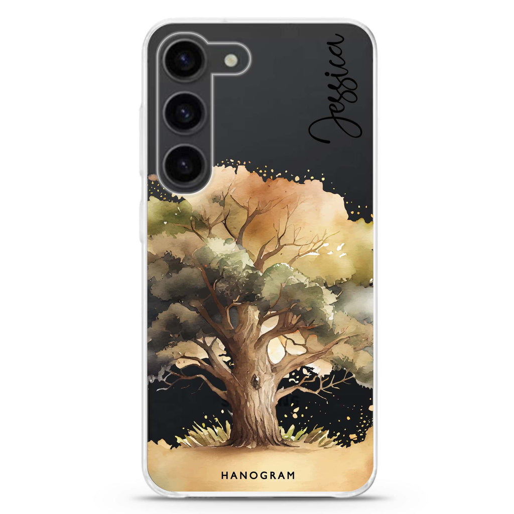 Tree Galaxy S22 Ultra Clear Case