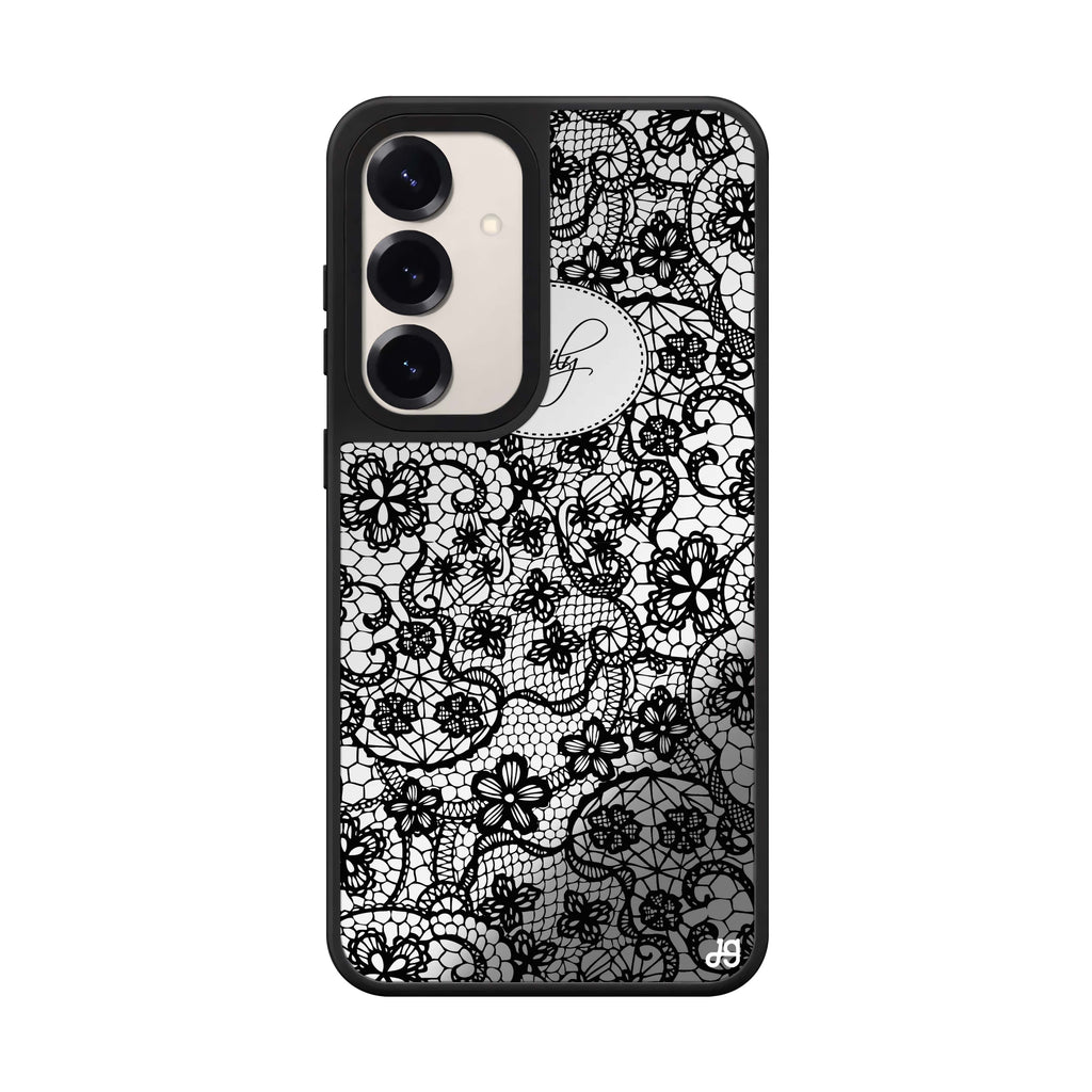 My Floral Lace Mirror Case