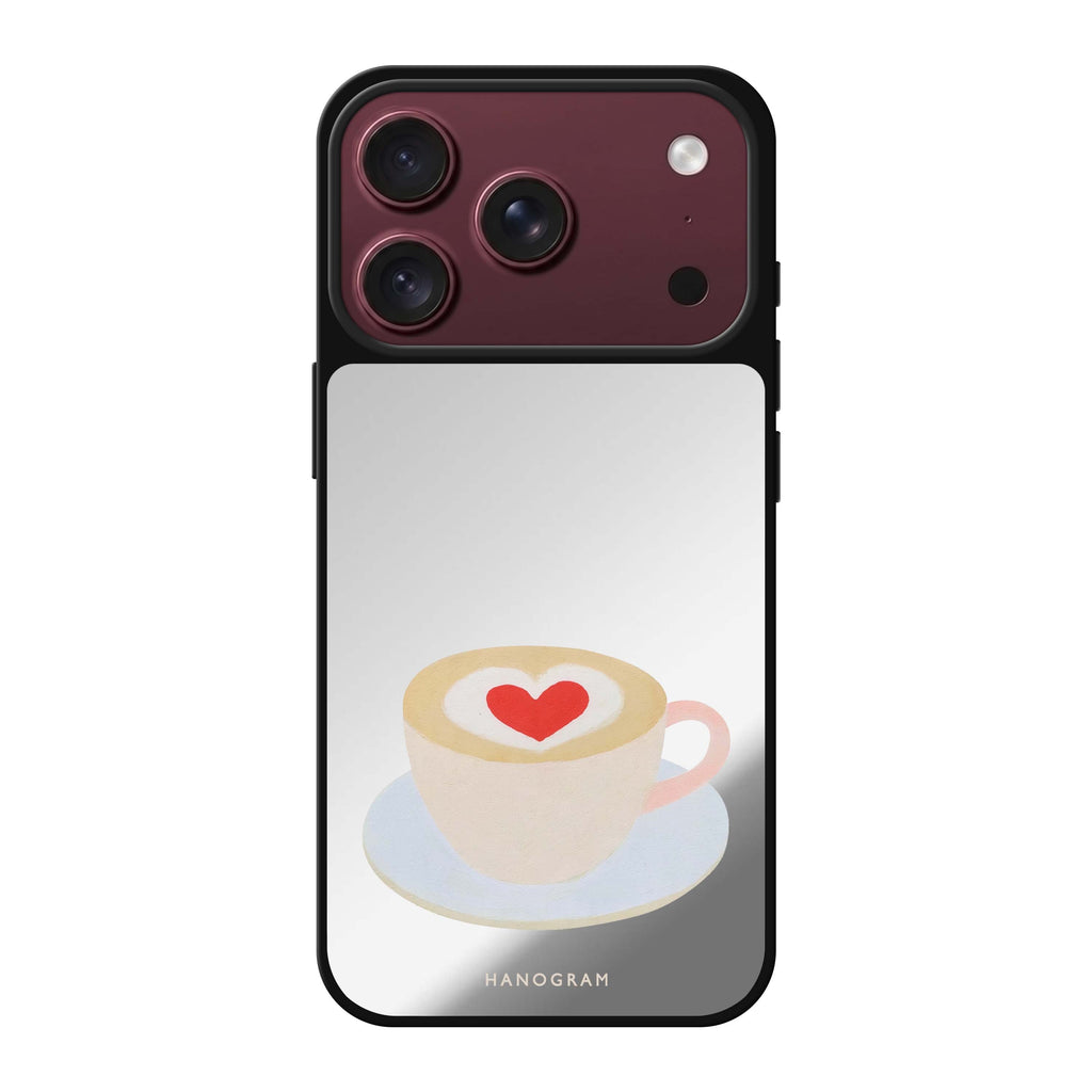 A Cup of Affection iPhone 18 Pro Max Mirror Case - design view 1