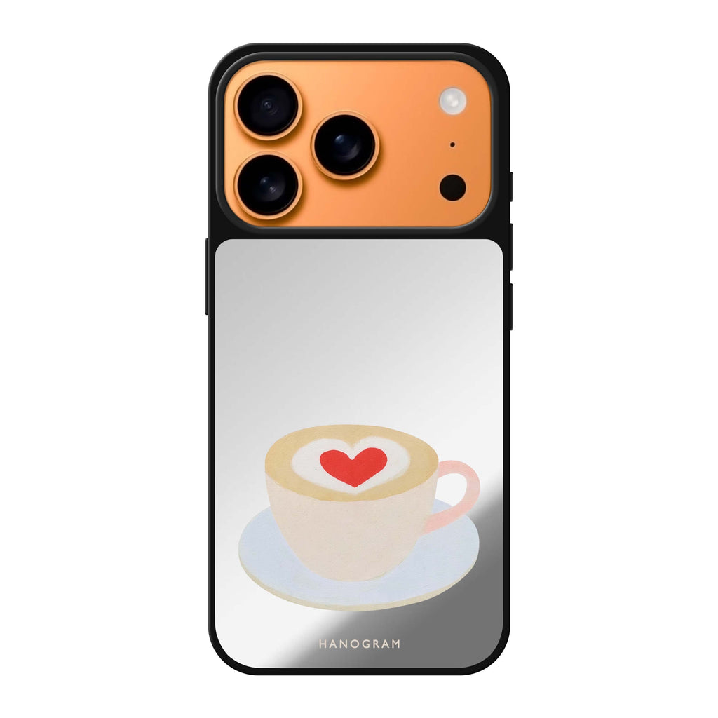 A Cup of Affection iPhone 17 Pro Max Mirror Case - design view 1