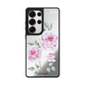Custom Simple Floral Samsung Galaxy S25 S24 S23 Ultra mirror case, front view