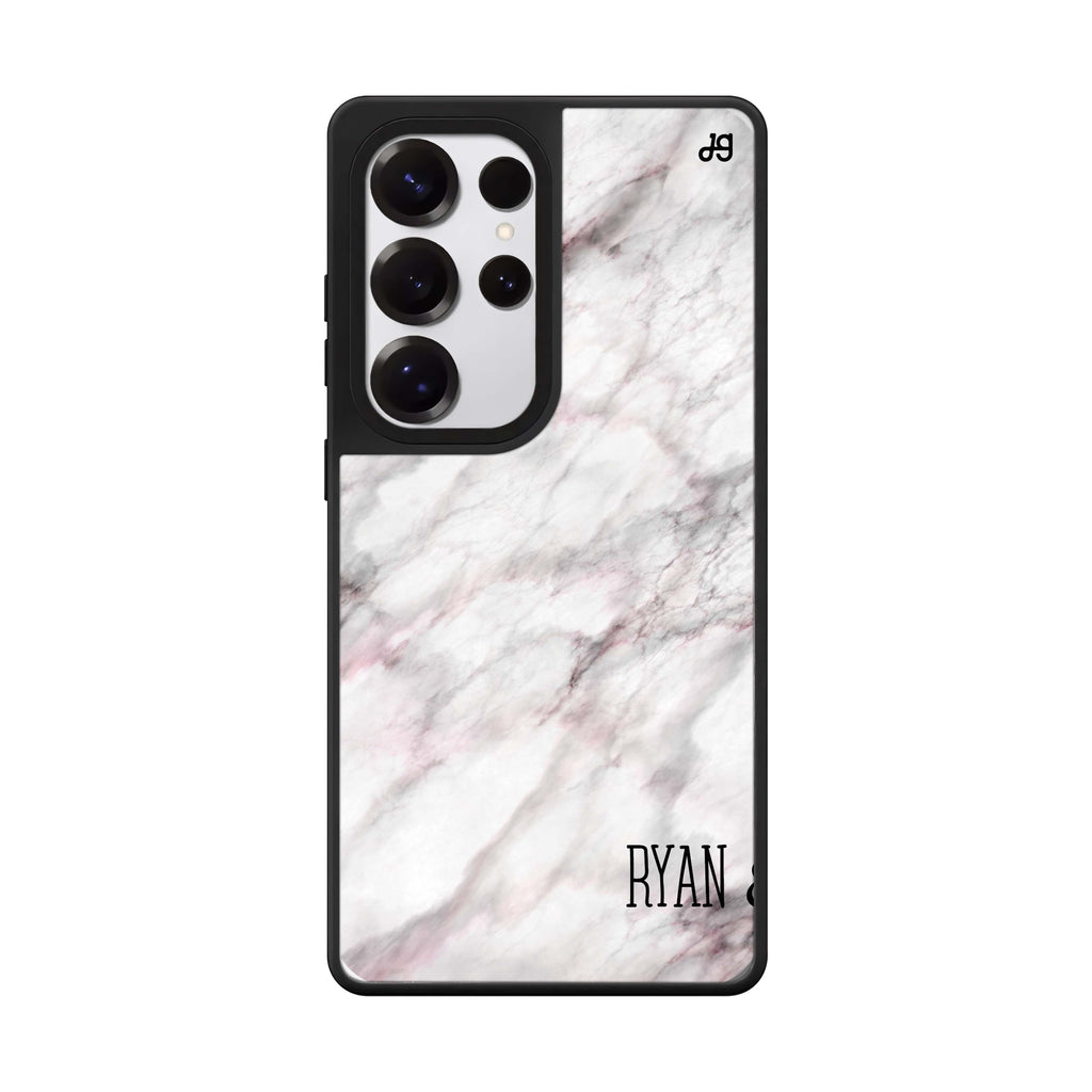 White Marble Mirror Case