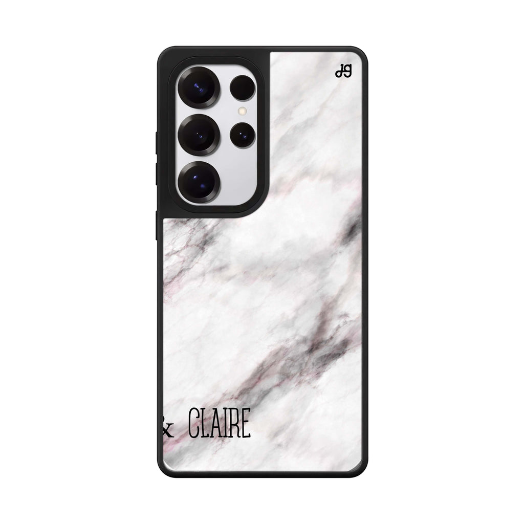 White Marble Mirror Case