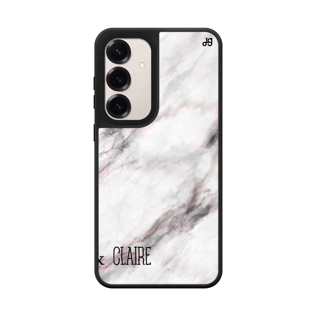 White Marble Mirror Case