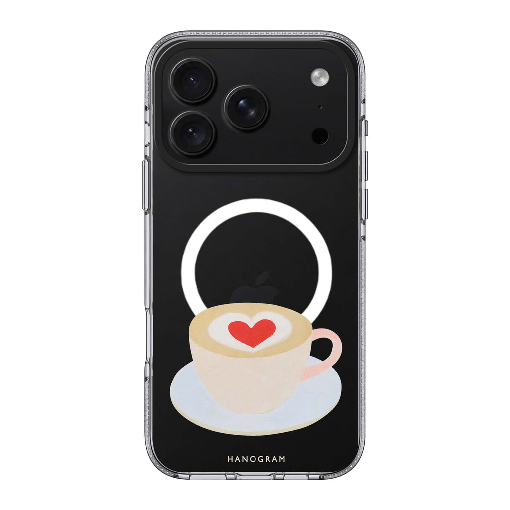 A Cup of Affection iPhone 18 Pro Max Ultra Clear Case - Image 1