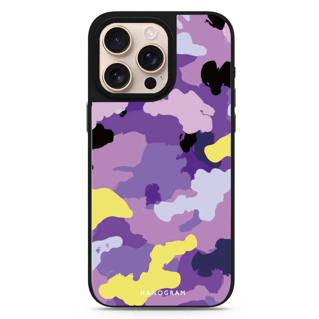 Cloud Camo sleek reflective design iPhone 16/15/14 Pro Max & Pro mirror case