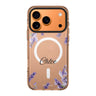 Lavender Corners personalized name purple flower floral iPhone 17 Pro Max ultra clear case