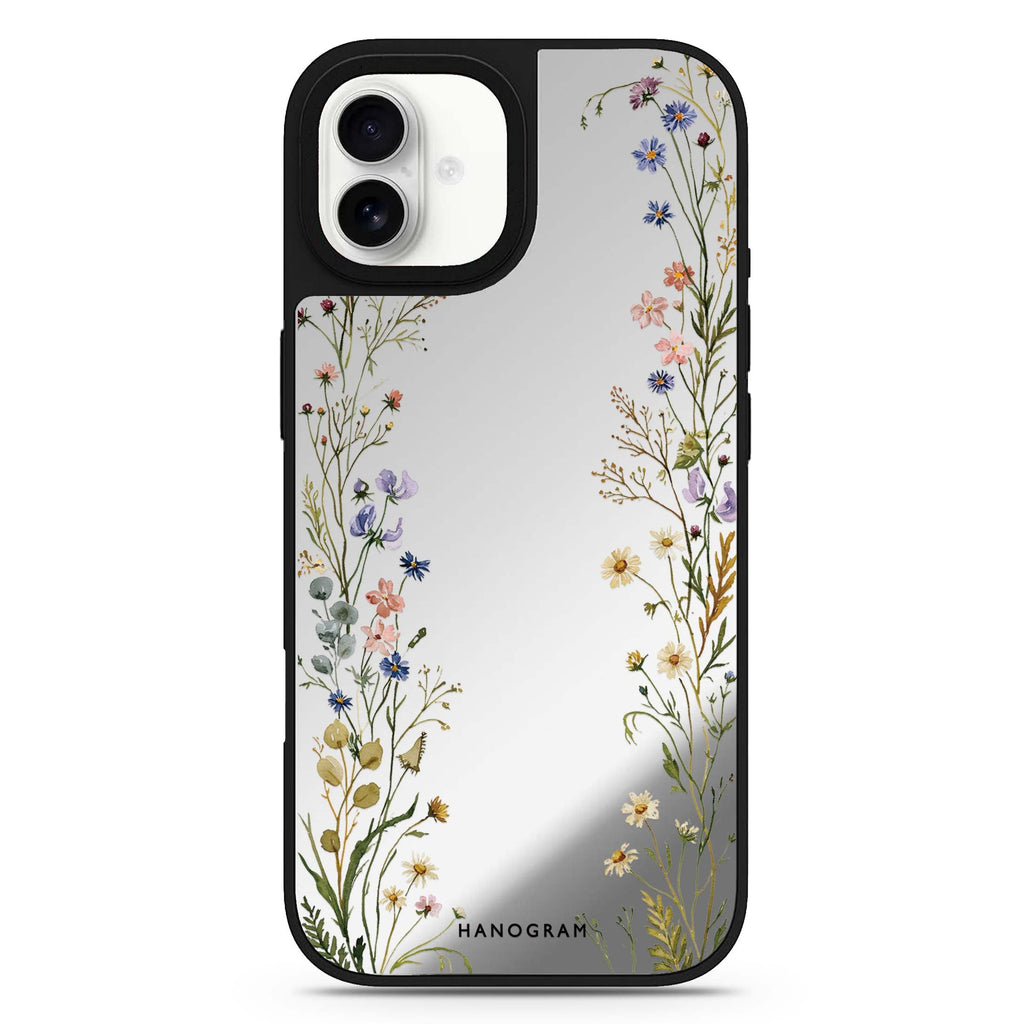 Pressed Meadow Frame iPhone 17 Mirror Case - View 1