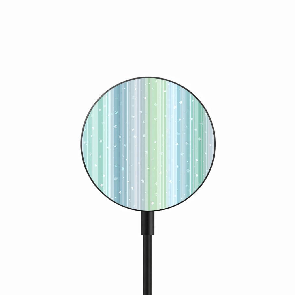 Pastel Starfall 25W Qi2.2 magnetic wireless charger front view