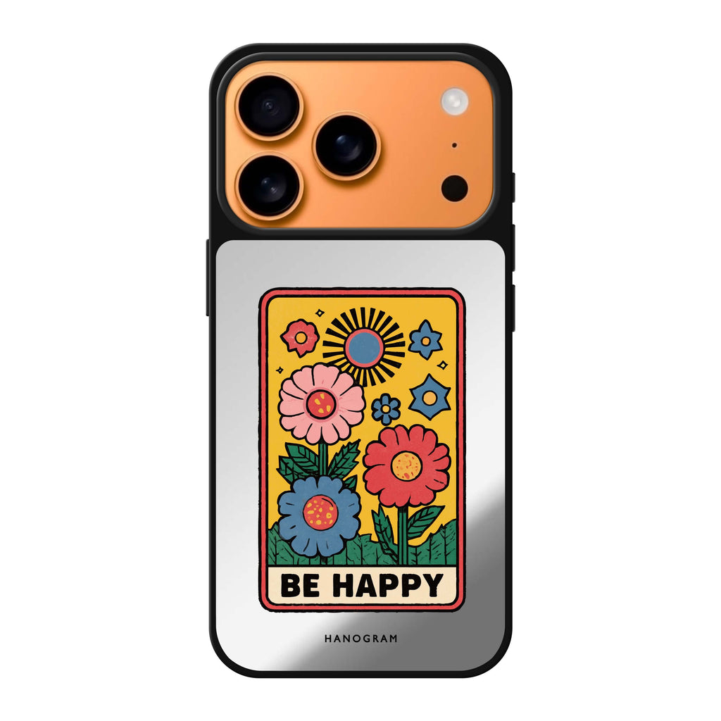 Happy Sun summer sun celestial nature iPhone 17 Pro Max mirror case