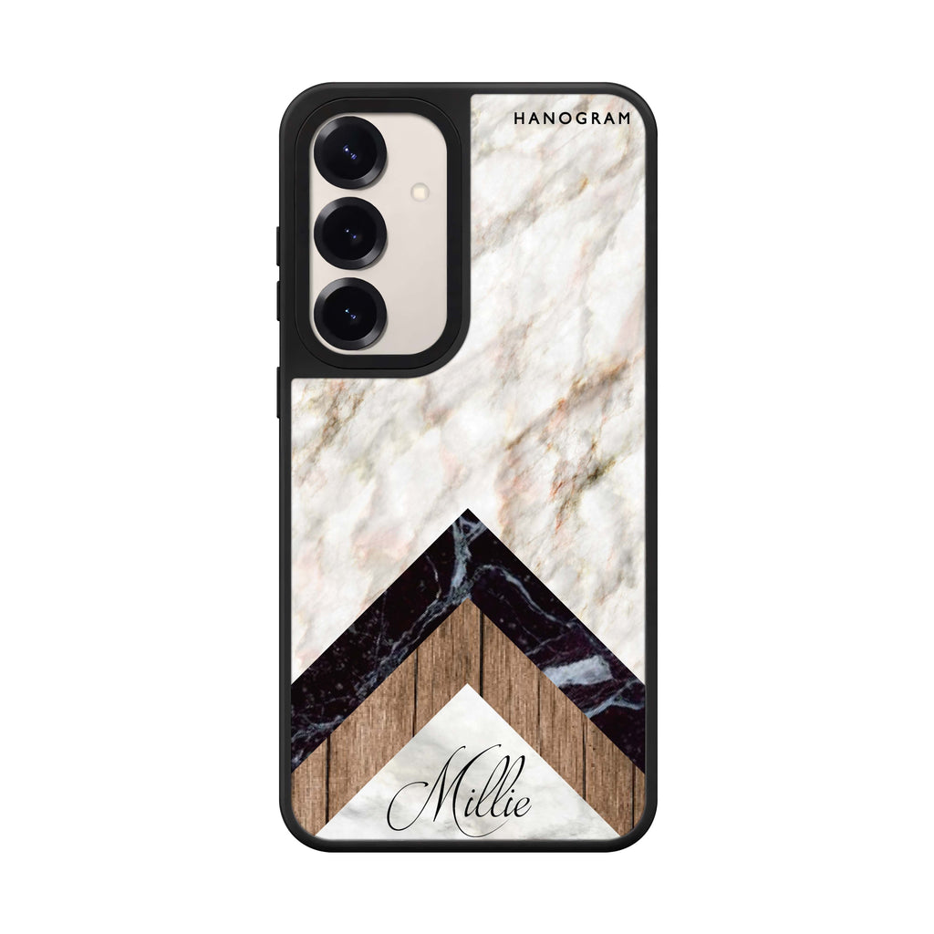 Marble & Wood Mirror Case