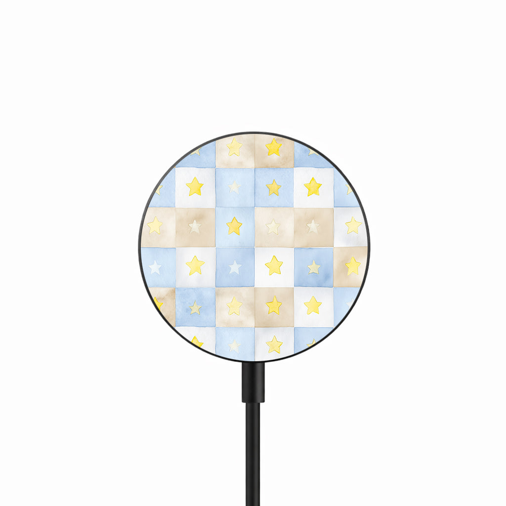 Gentle Star Quilt 25W Qi2.2 magnetic wireless charger front view