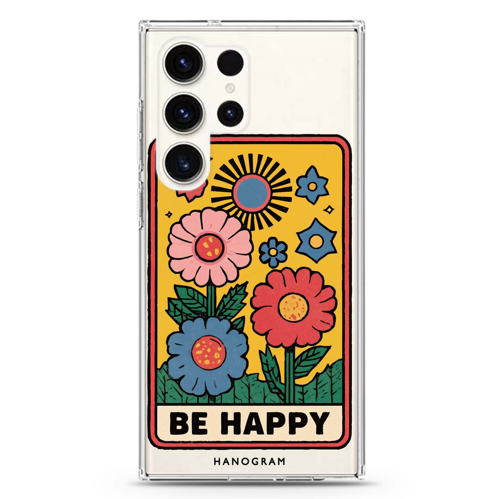 Happy Sun Samsung Galaxy Ultra Clear Case