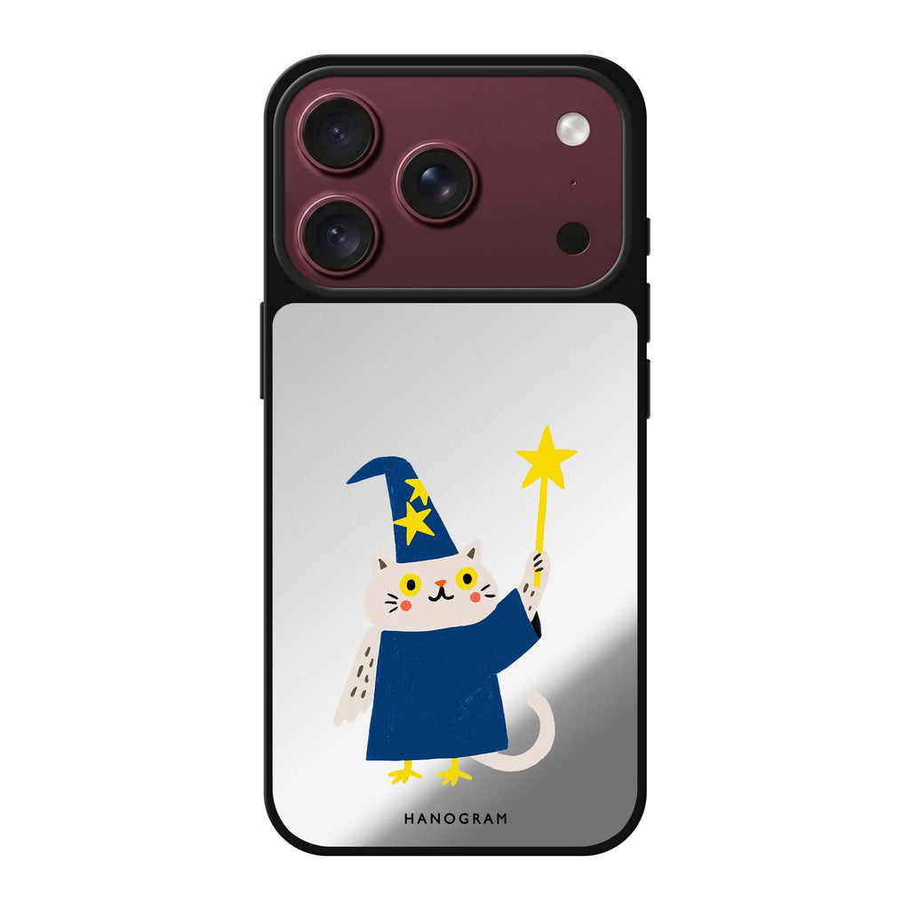 Whisker Wand Academy iPhone 18 Pro Max Mirror Case - design view 1