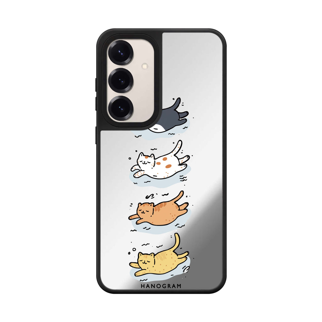 Drifting Kitties Mirror Case