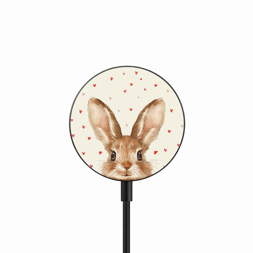 Love Bunny 25W Qi2.2 magnetic wireless charger front view