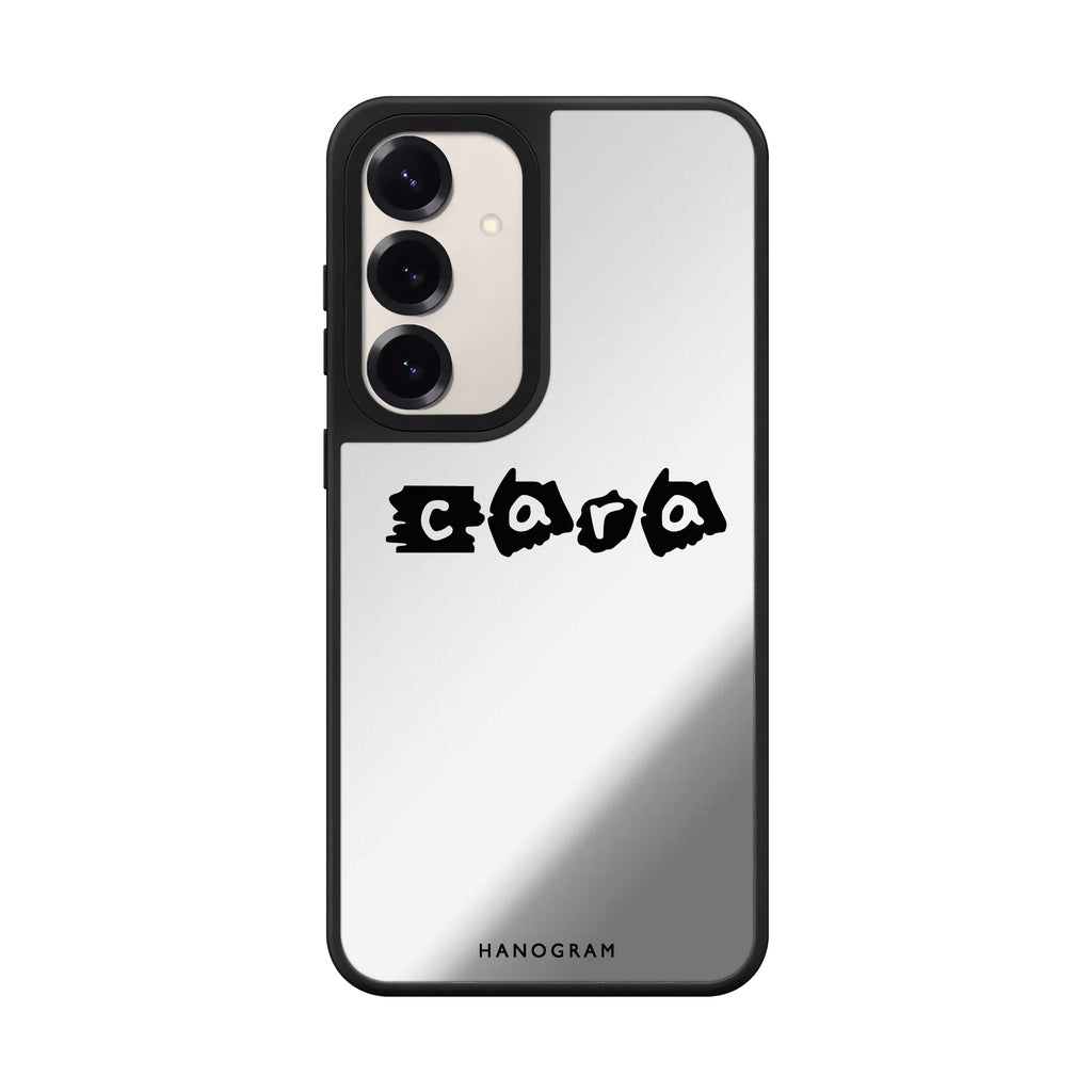 Sticker Custom Name Mirror Case