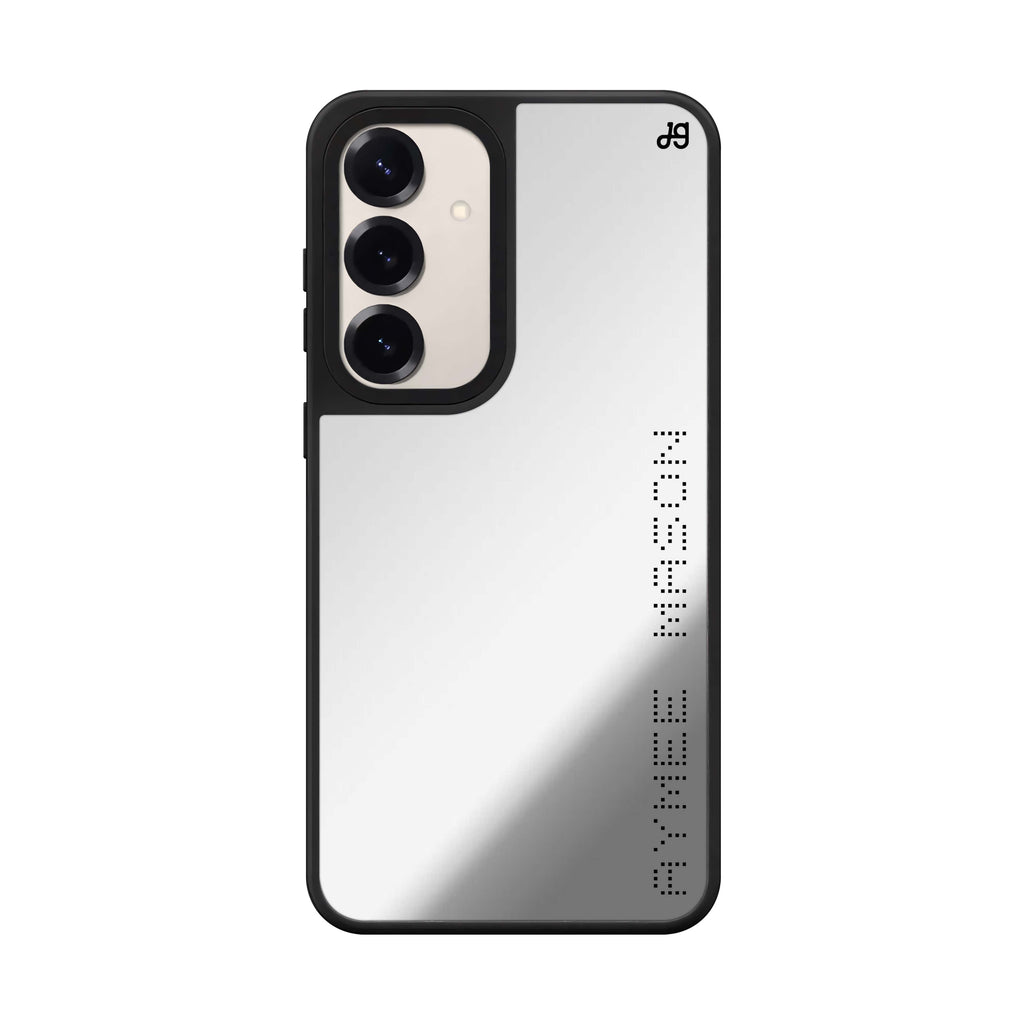 Custom name Digital Name Style 1 Samsung Galaxy mirror case front view