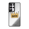 Royal Queen Samsung Galaxy S25 S24 S23 Ultra mirror case, front view