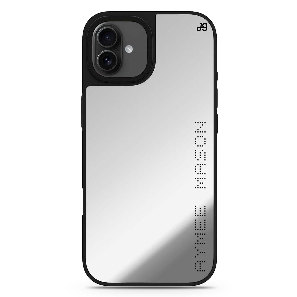 Grand Custom Name personalized name typography design iPhone 17 mirror case