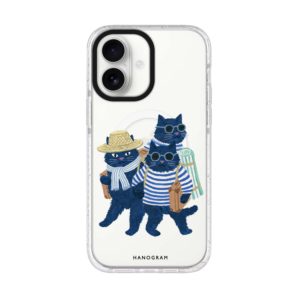 The Seaside Cat Crew iPhone 17 Ultra Clear Case - product image 1