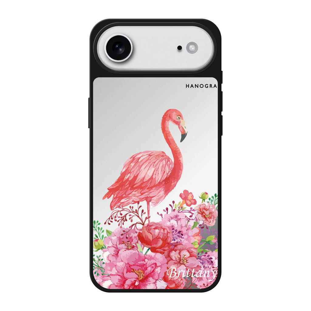 Flamingo & Flower 鏡面手機殼