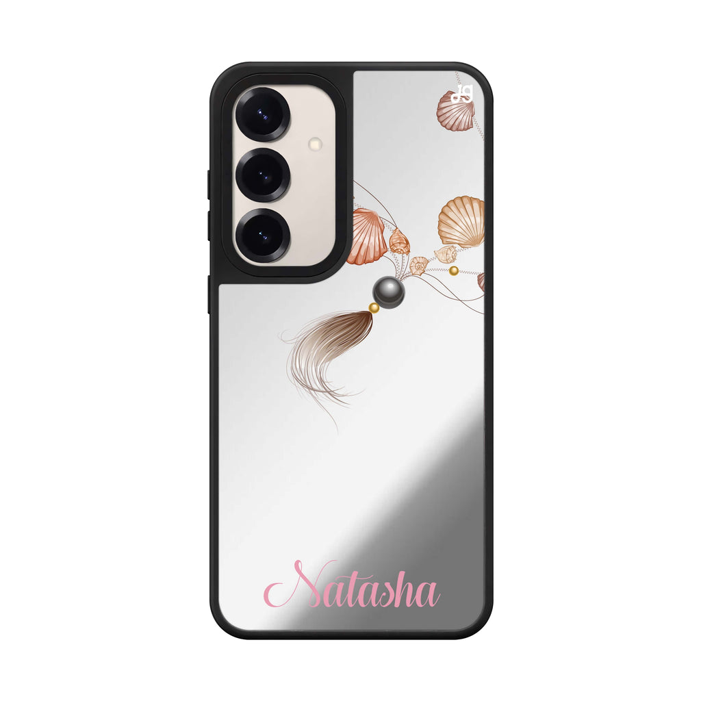 Custom name Connection of Sea Samsung Galaxy mirror case front view